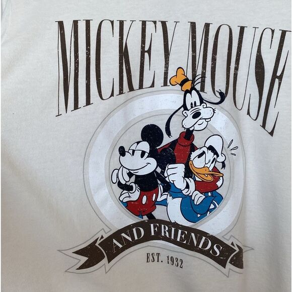 Disney Mickey Mouse, long sleeve shirt with side sleeve appliqué. Size XL - Picture 4 of 11